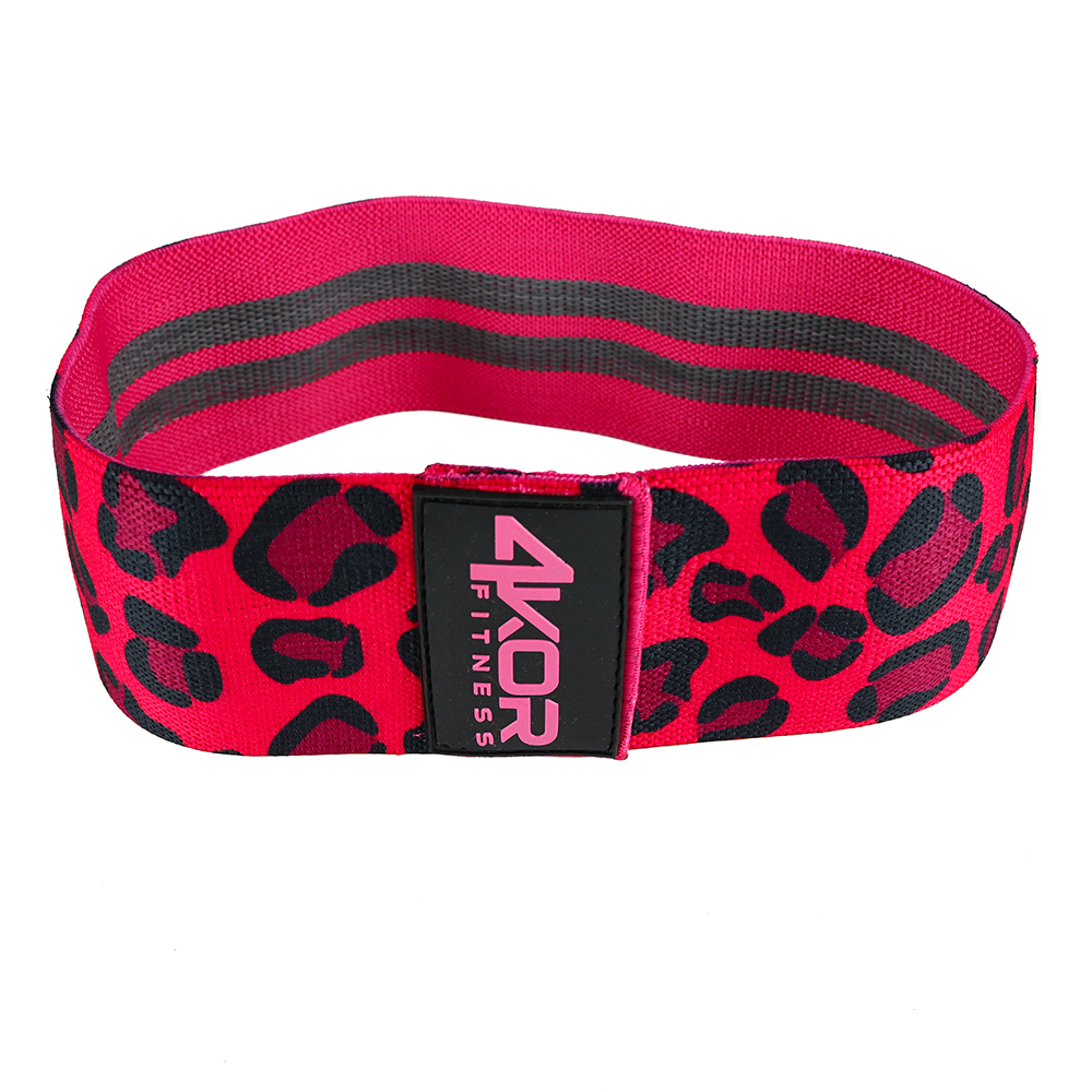 Spirito Sports Leopard Print Booty Bands - 3-Pack Resistance Loops (Light/Medium/Heavy)